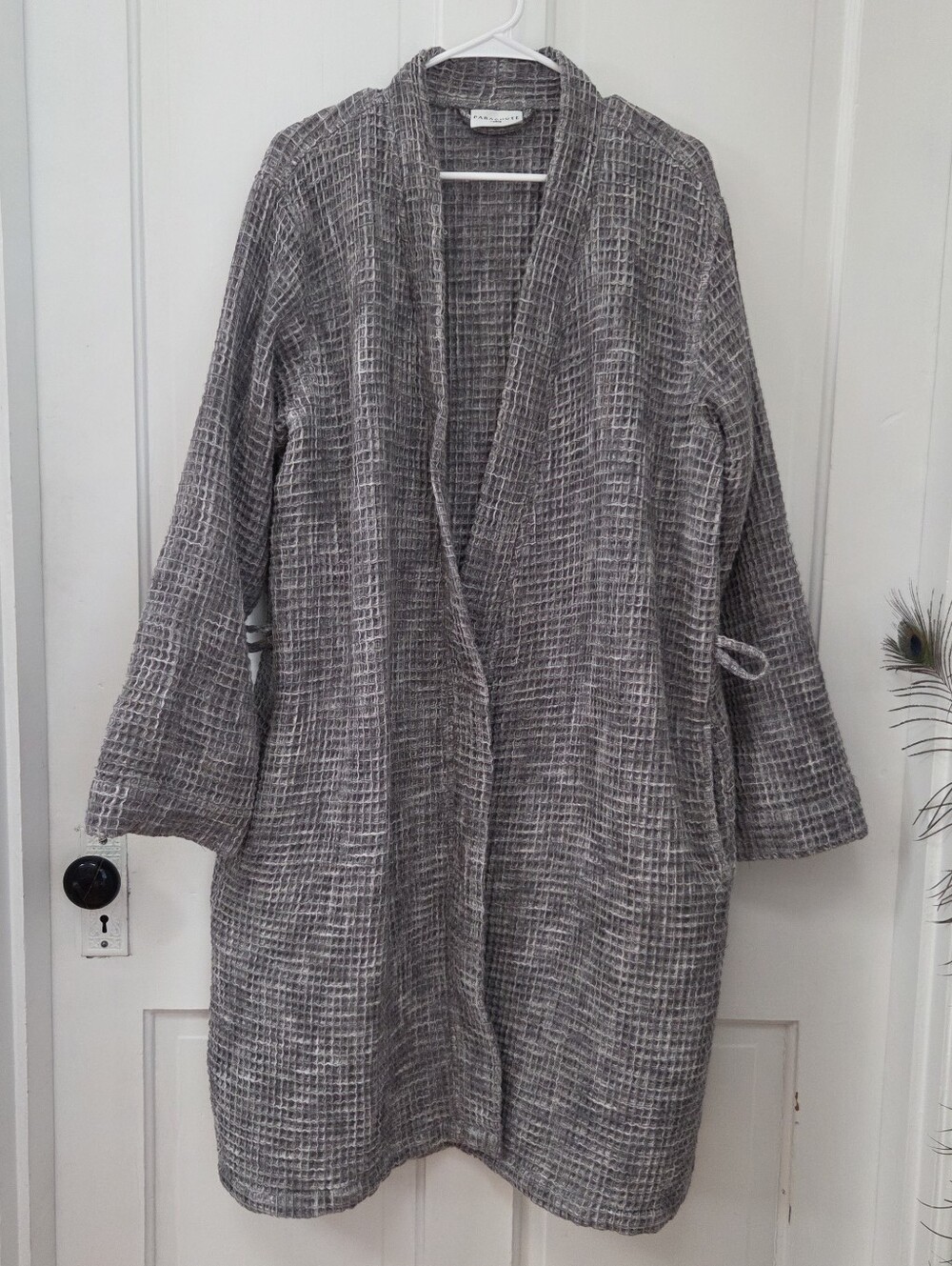Parachute Women's Waffle Robe Grey L